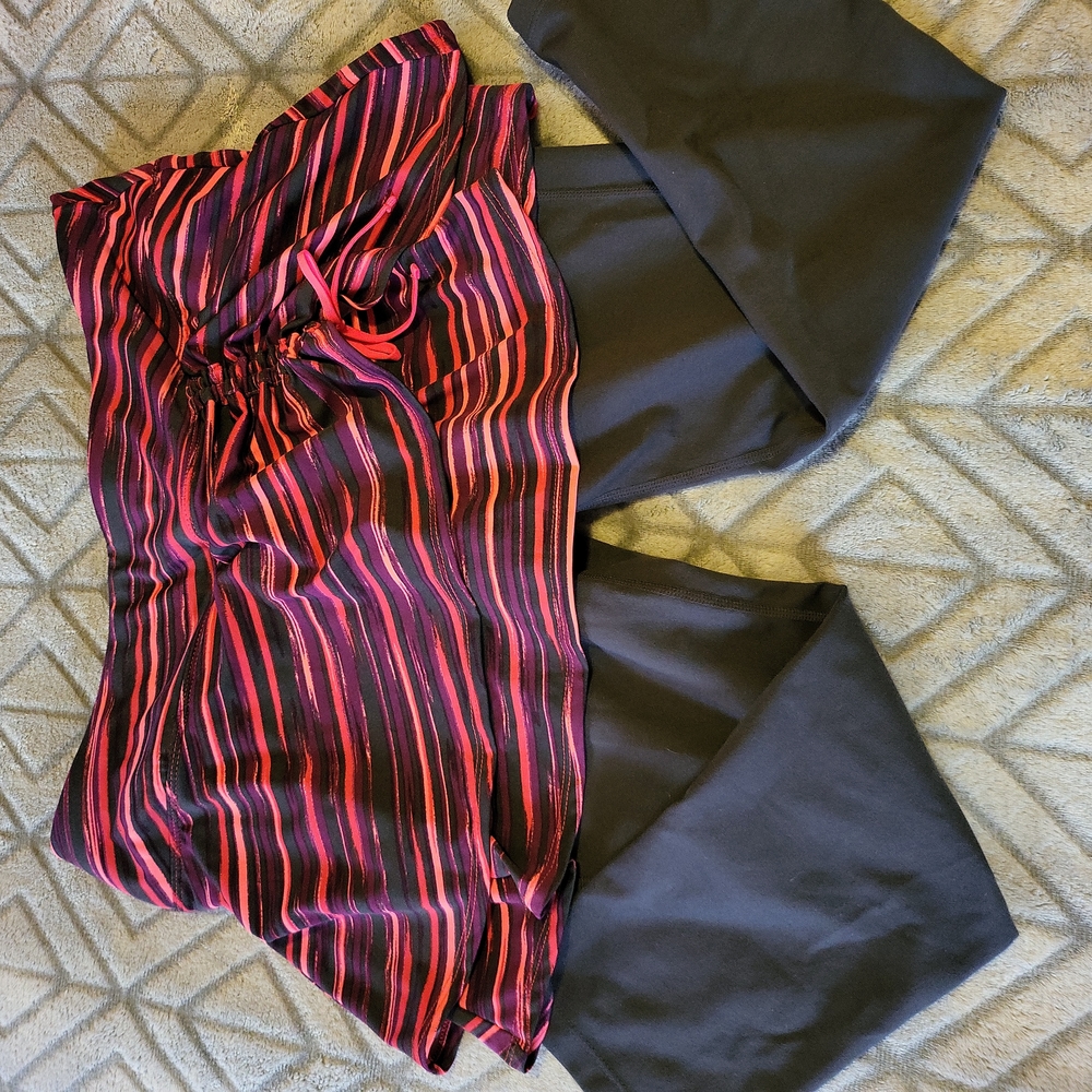 Athleta capris w/skirt